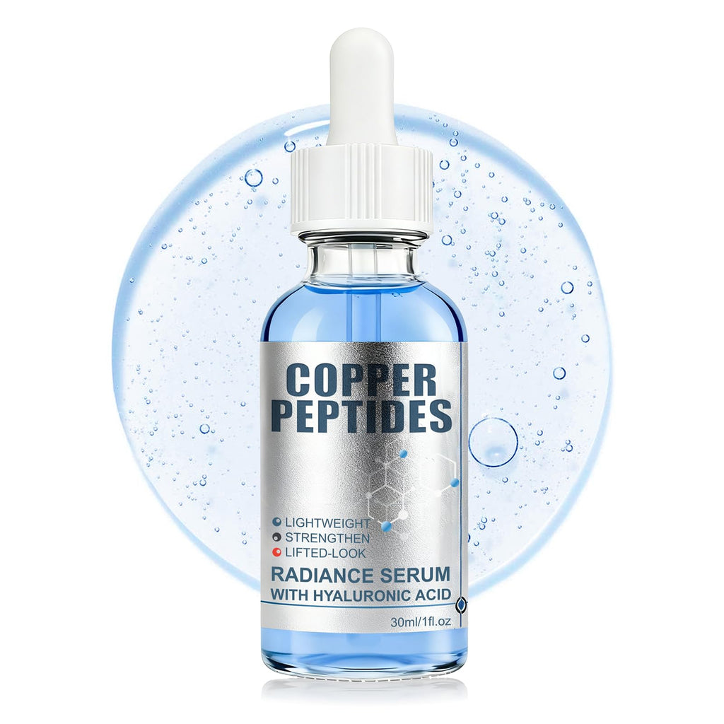 SKSOYT Copper Peptide Serum for Face – GHK-Cu + Hyaluronic Acid