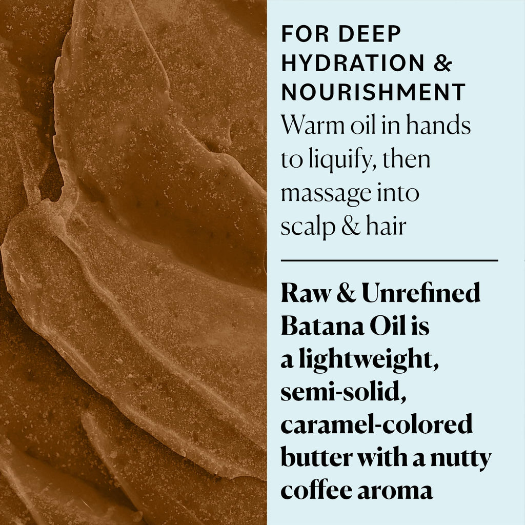 Sky Organics Batana Oil - 4 oz | 100% Raw & Unrefined Hair & Scalp Nourishment