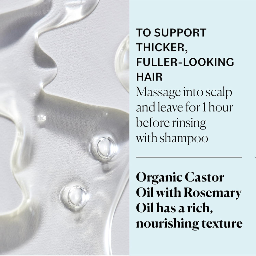 Sky Organics USDA Organic Castor Oil with Rosemary – Strengthening Oil for Scalp & Fuller-Looking Hair