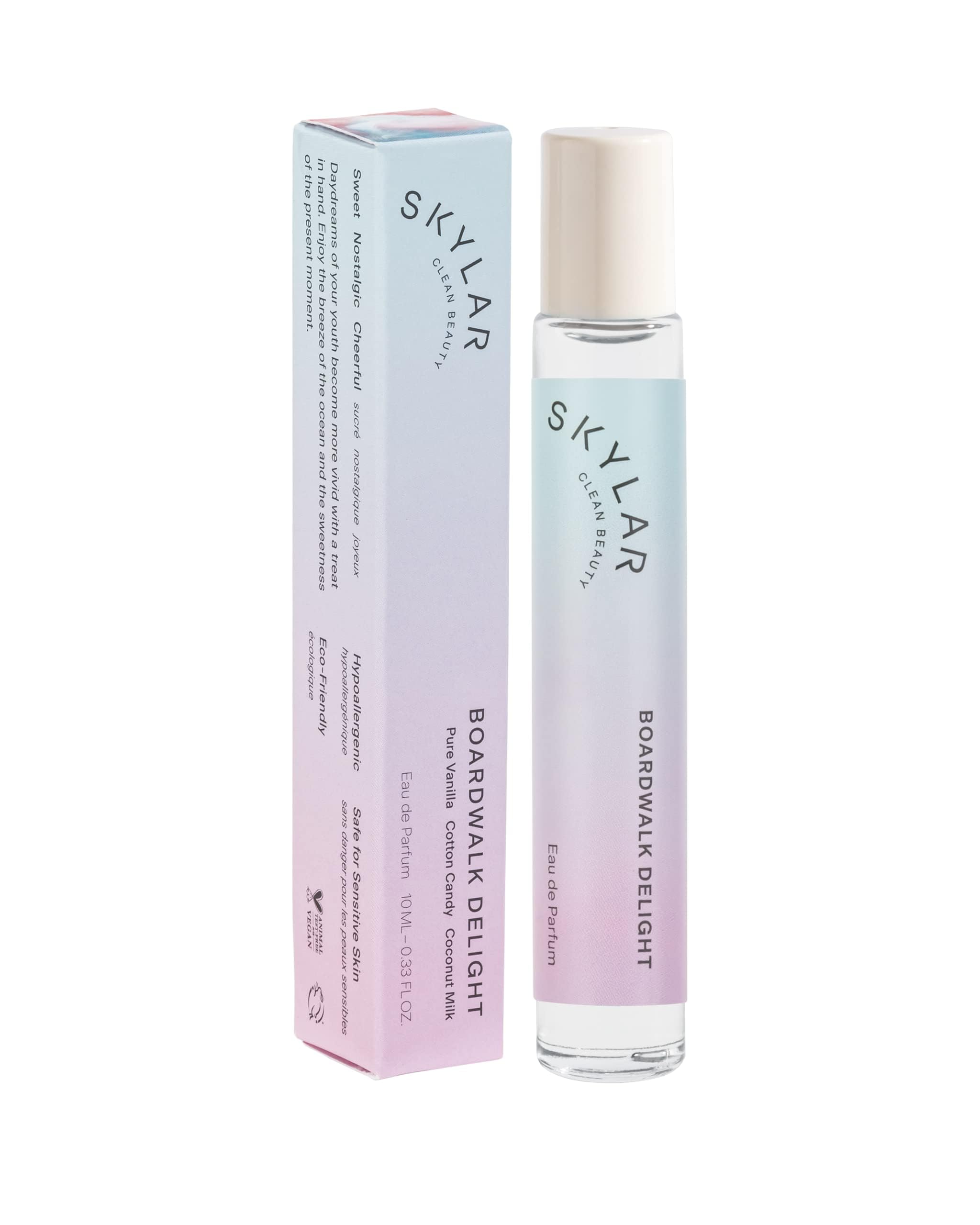 Skylar Boardwalk Delight EDP – Hypoallergenic, Vegan Clean Perfume with Cotton Candy, Vanilla & Coconut Milk | 10mL