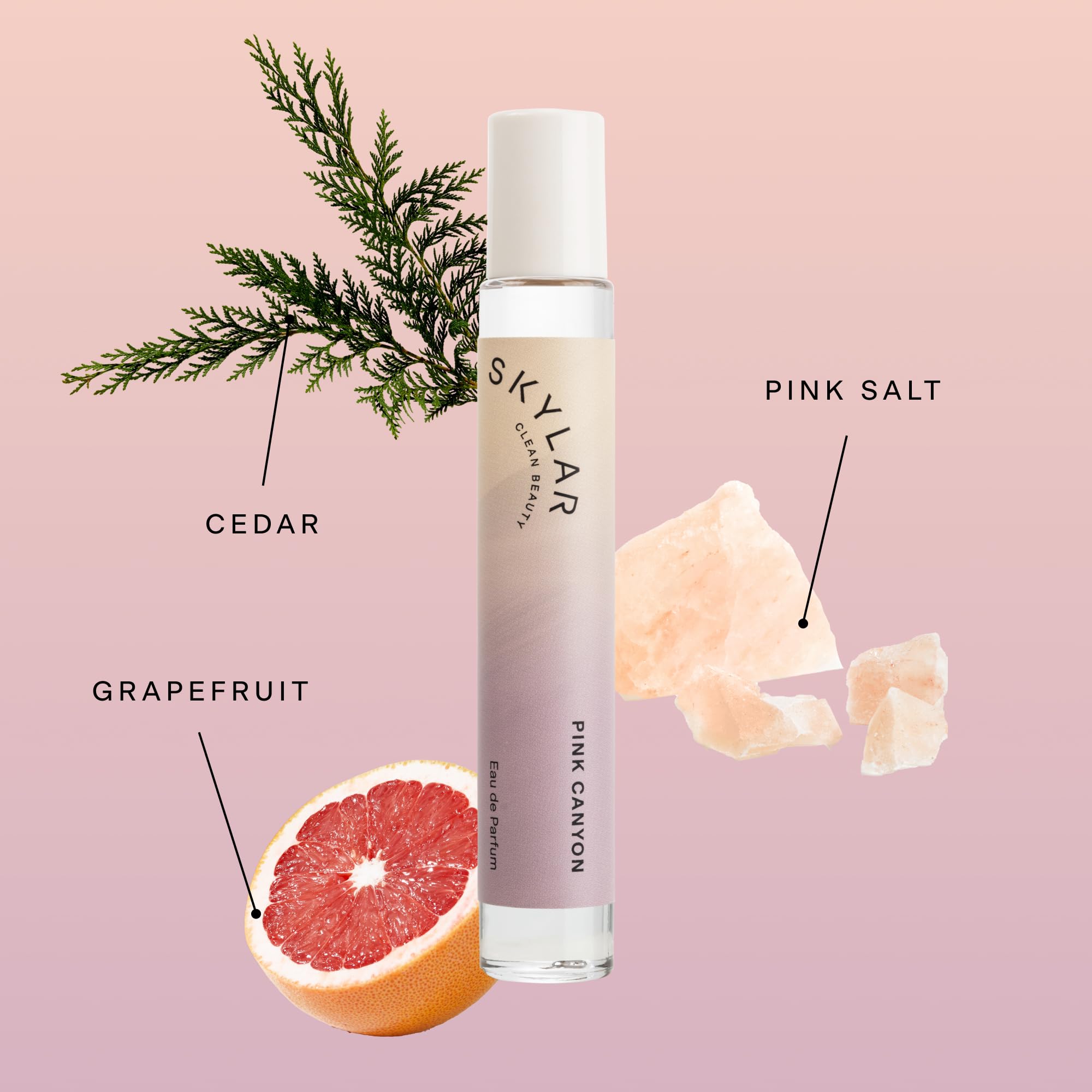 Skylar Pink Canyon Eau de Parfum – Clean, Hypoallergenic & Vegan (10mL)