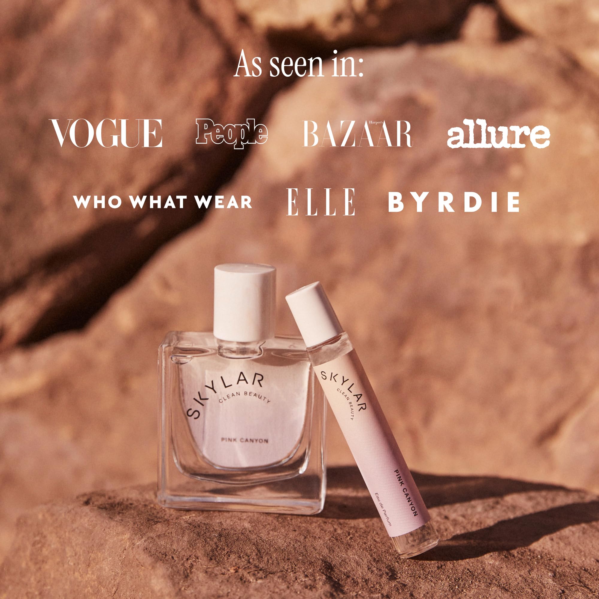 Skylar Pink Canyon Eau de Parfum – Clean, Hypoallergenic & Vegan (10mL)