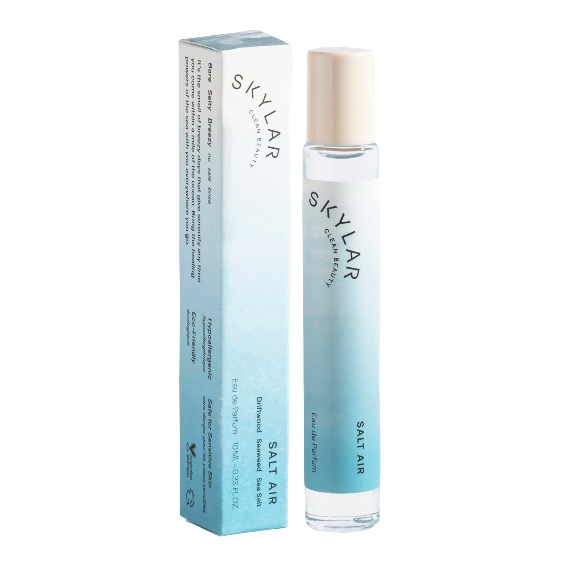 Skylar Salt Air Eau de Parfum | Hypoallergenic, Clean Unisex Scent (10mL)