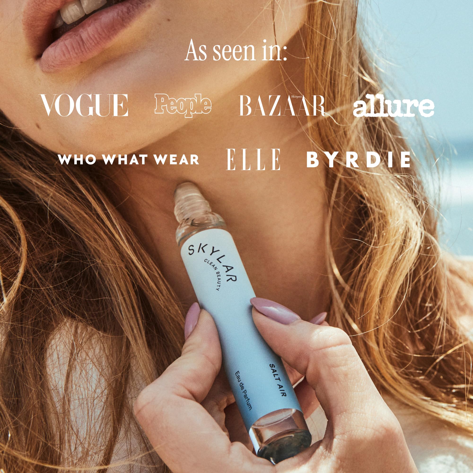 Skylar Salt Air Eau de Parfum | Hypoallergenic, Clean Unisex Scent (10mL)