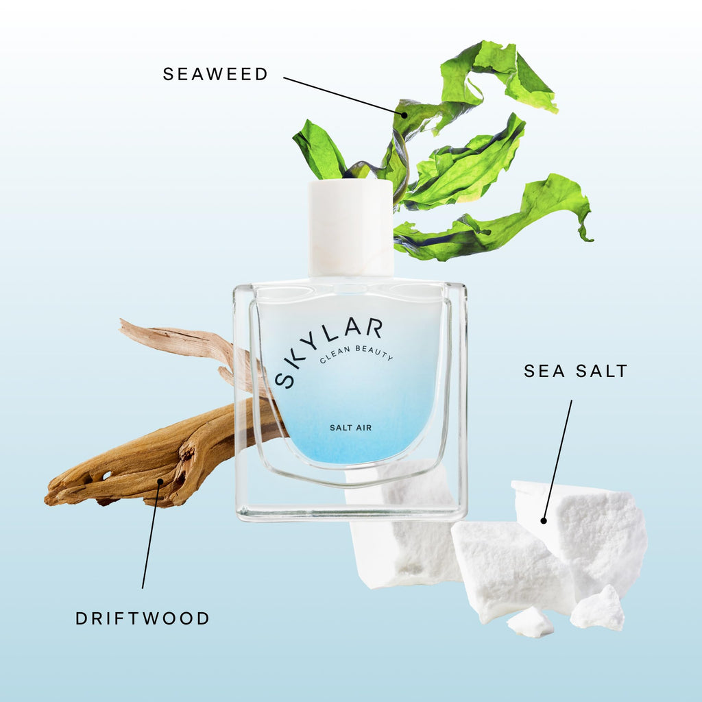 Skylar Salt Air Eau de Parfum – Hypoallergenic, Clean Formula for Women & Men – Driftwood, Sea Salt & Seaweed – 50 mL / 1.7 Fl Oz