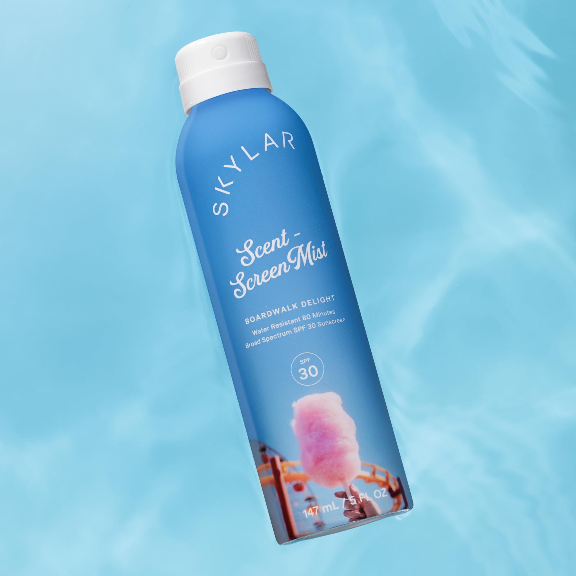 Skylar Sunscreen Mist SPF 30 – Broad Spectrum, 80 Min Water-Resistant, Boardwalk Delight
