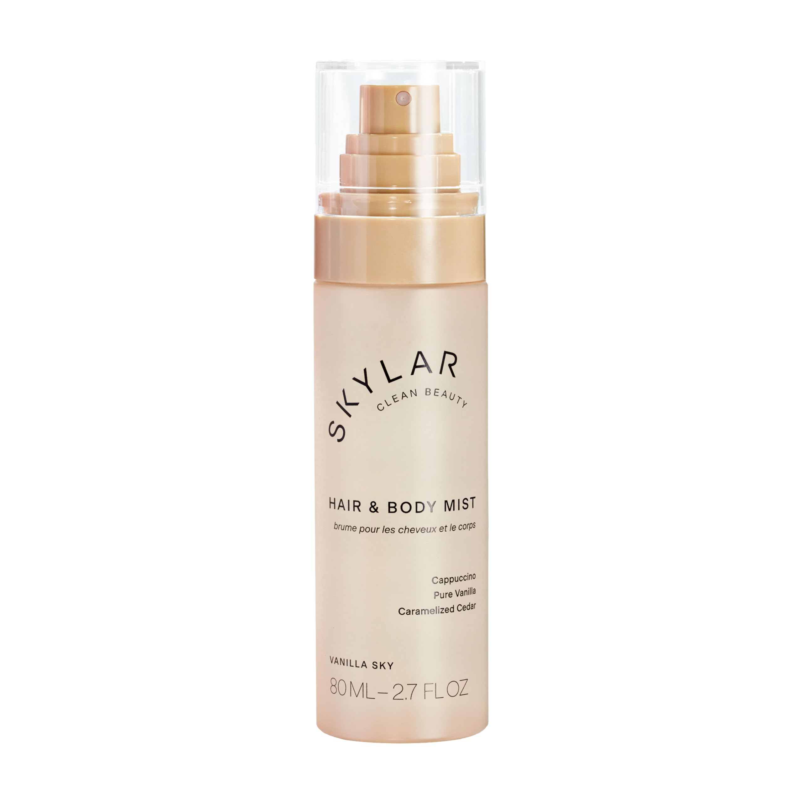 Skylar Vanilla Sky Hair & Body Mist — Hypoallergenic, Vegan, Clean Fragrance (80 ml)