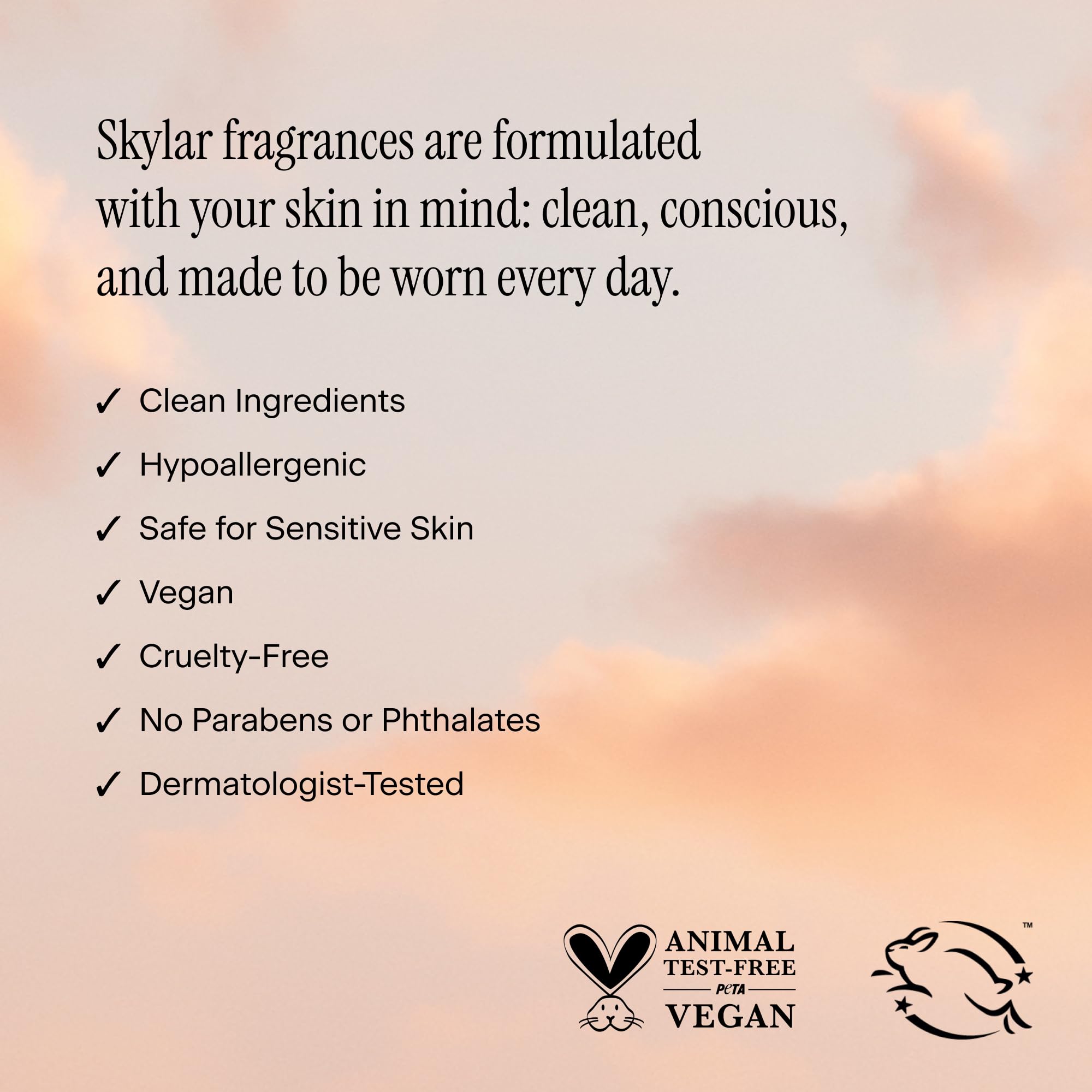 Skylar Vanilla Sky Hair & Body Mist — Hypoallergenic, Vegan, Clean Fragrance (80 ml)
