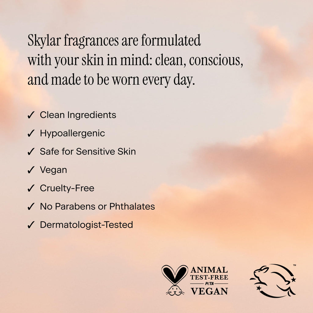 Skylar Vanilla Sky Eau de Parfum – Hypoallergenic, Clean & Vegan (50 mL / 1.7 fl oz)