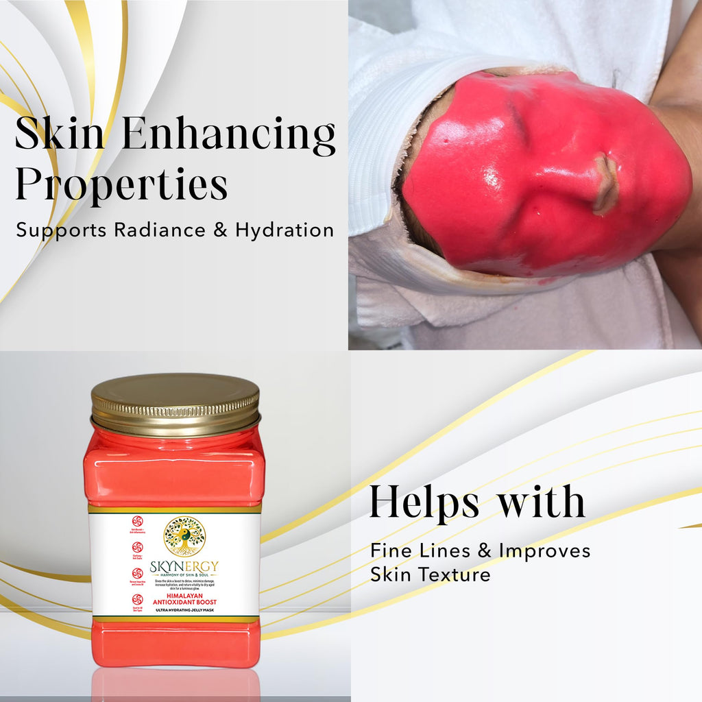SKYNERGY Himalayan Antioxidant Boost Jelly Mask – Hydration & Glow for All Skin Types | 12 Applications