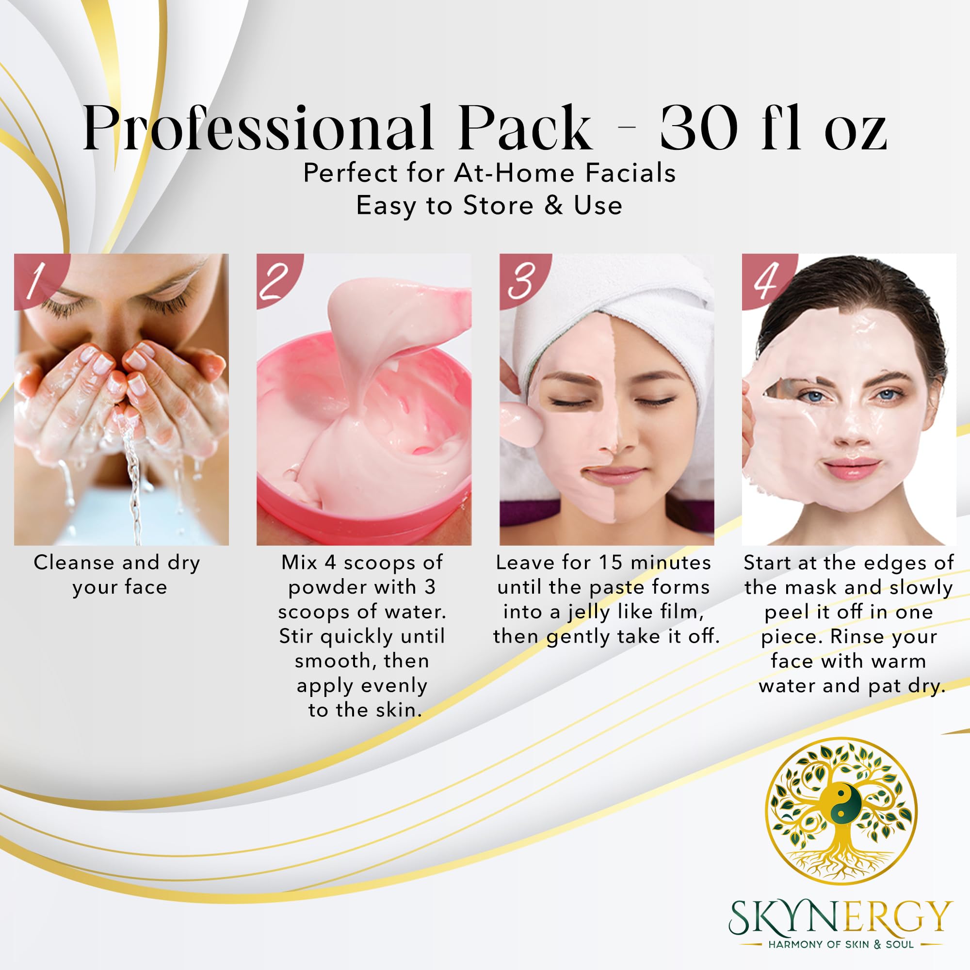 SKYNERGY Hyaluronic Acid Jelly Mask - Hydration, Glow & Soothing Peel-Off Mask (12 Applications)