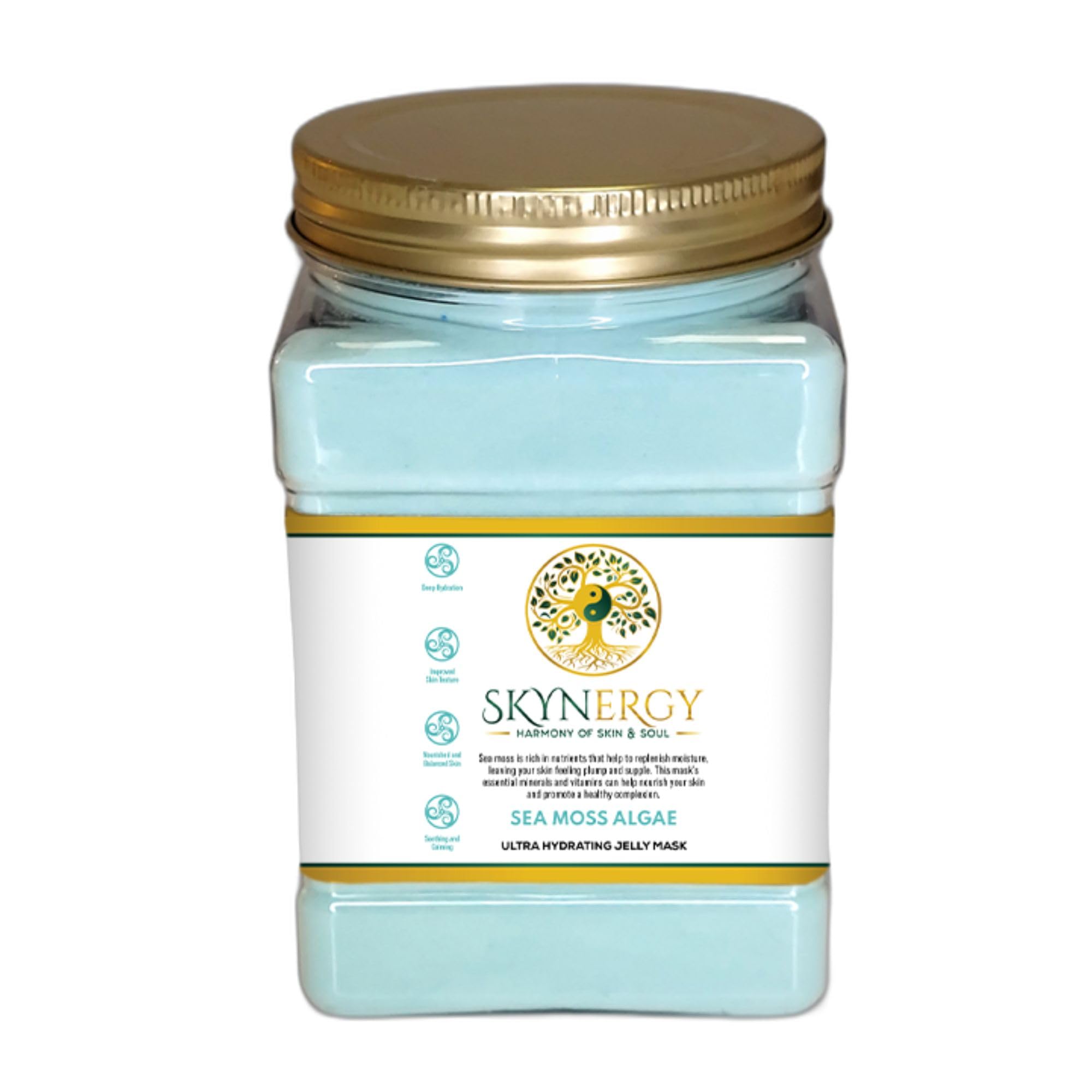 SKYNERGY Sea Moss Algae Jelly Mask – Hydration & Glow | 12 Applications
