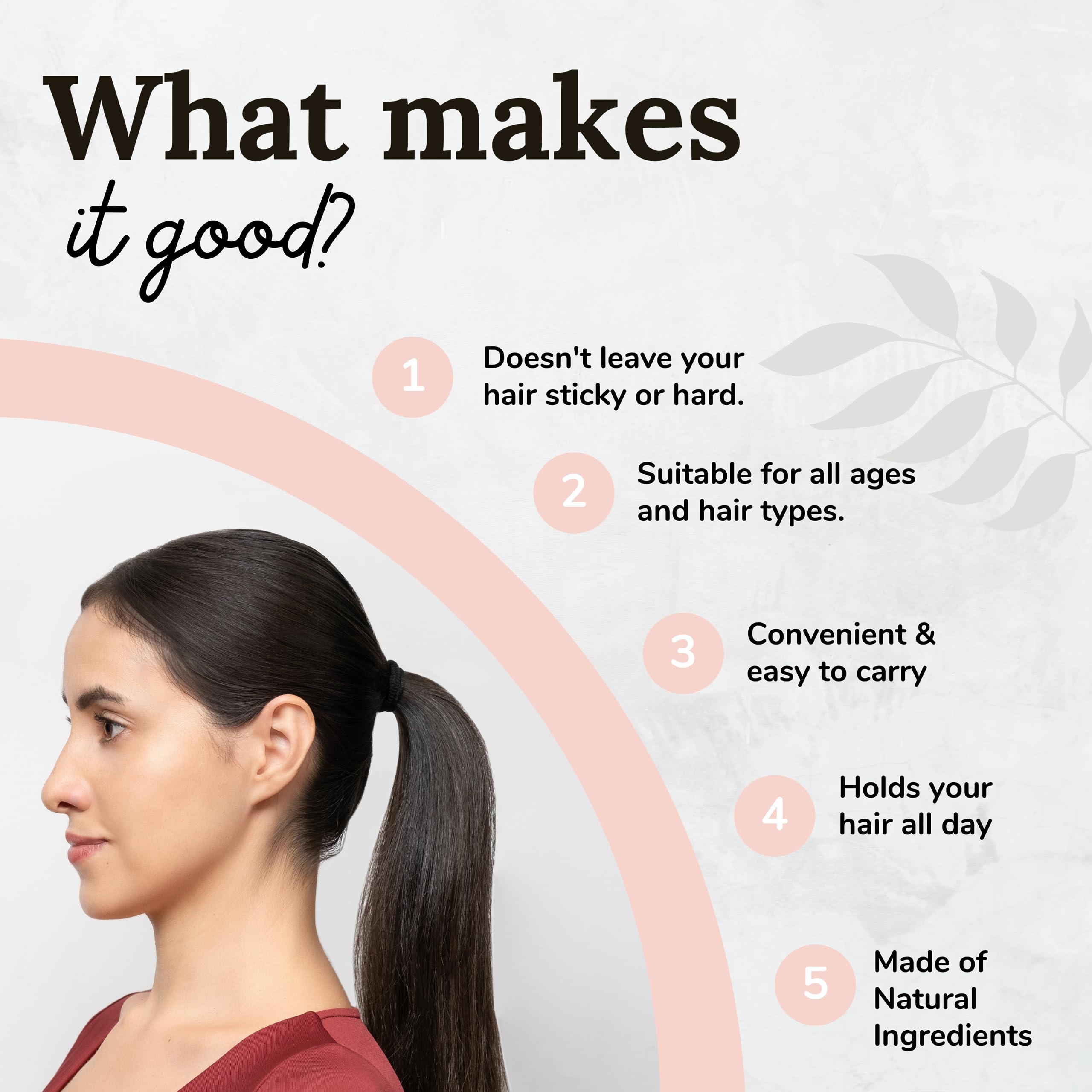 SLICKUP Anti-Flyaway Hair Wand | Hair Finishing Stick & Frizz Tamer