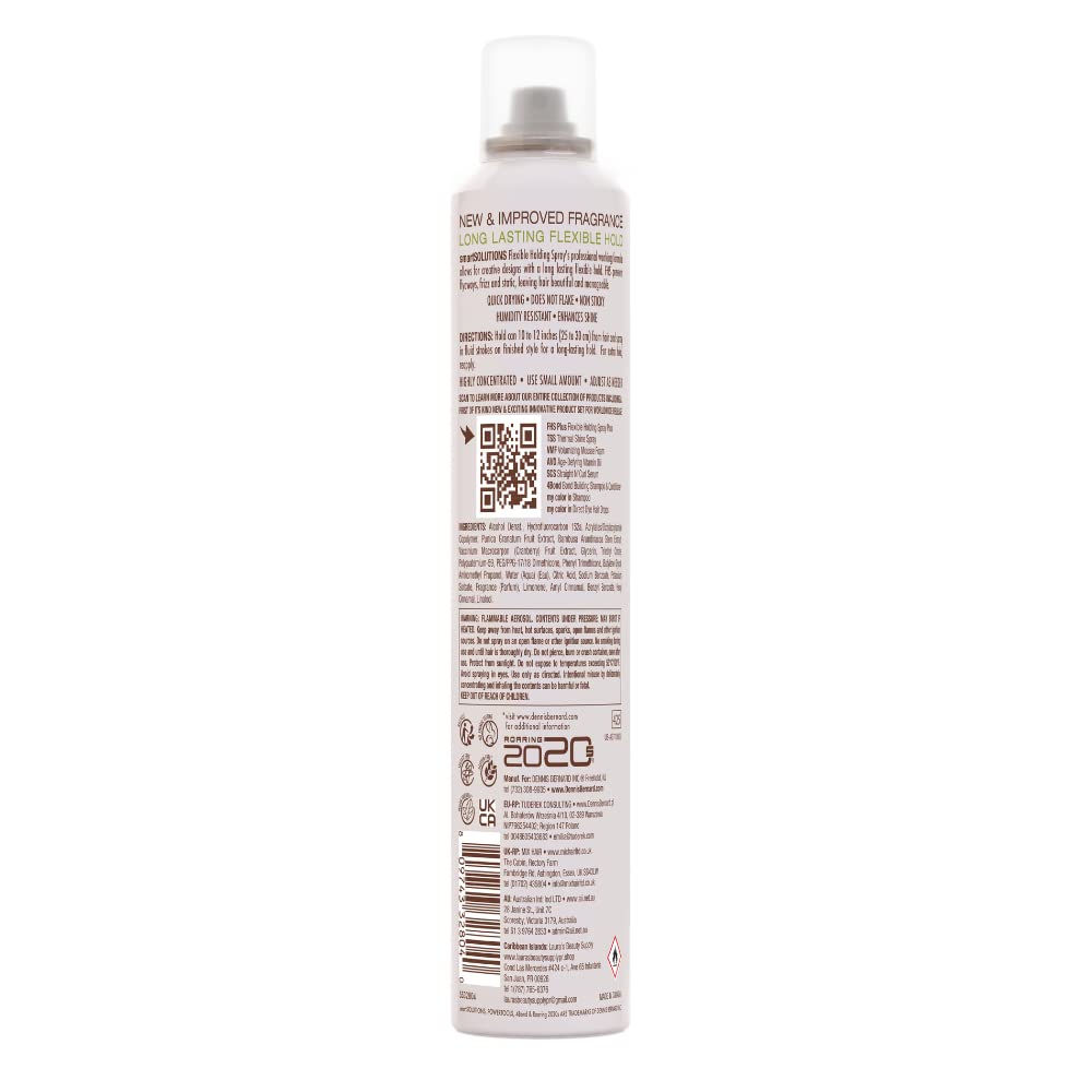 SMART SOLUTIONS Flexible Holding Spray | Light to Medium Hold | Non-Sticky & Easy to Wash Out | 10 oz