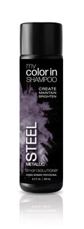 SMART SOLUTIONS My Color In Color Depositing Shampoo – Metallic Steel, Sulfate & Paraben Free, Made in USA