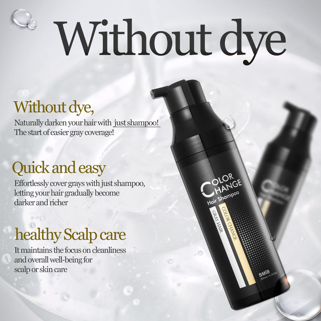 SMIB ColorChange Shampoo – Hypoallergenic Gray Blending Hair Dye