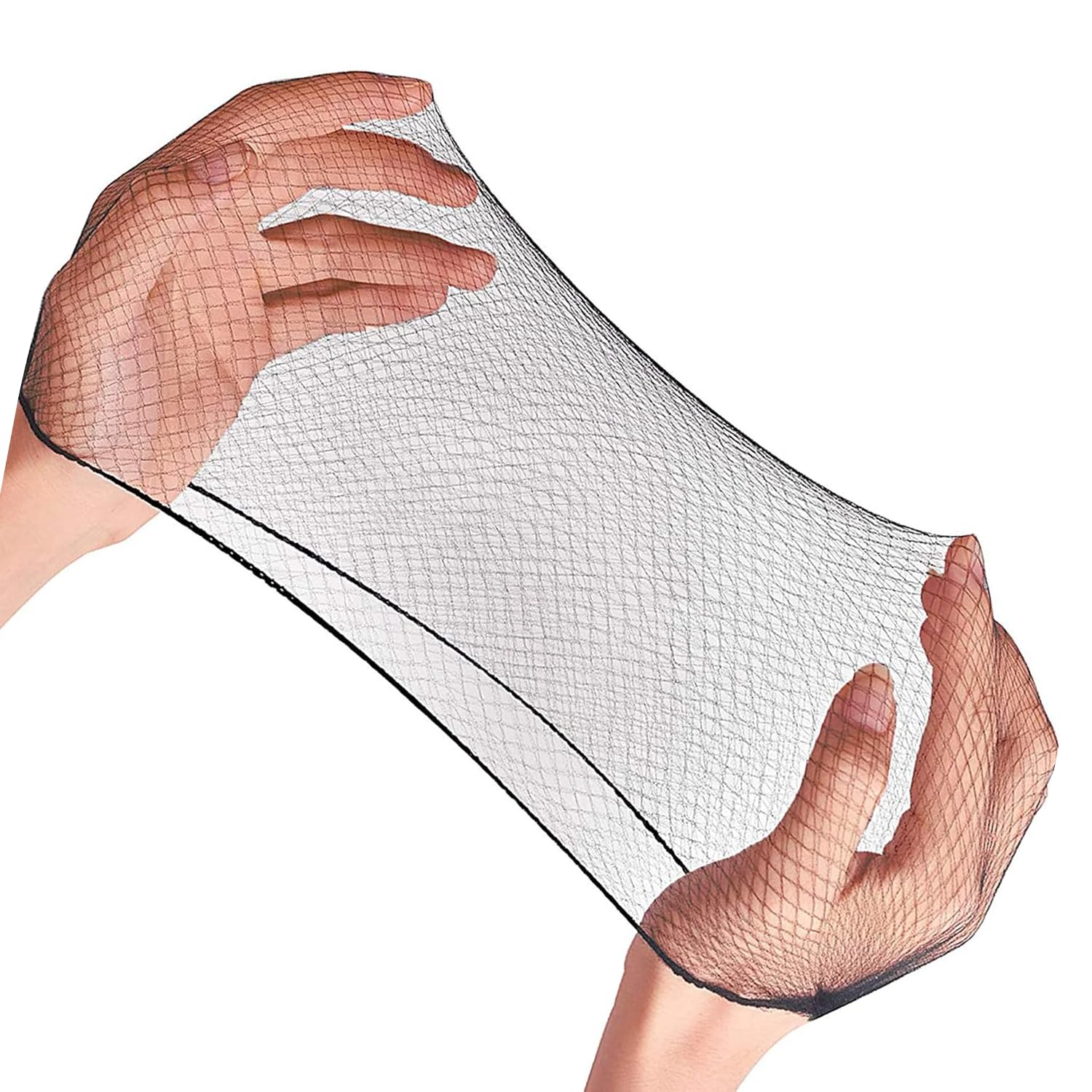 Smilco New Hair Net 1000pcs – 22-Inch Elastic Hexagon Mesh, Black, Professional Hair Containment