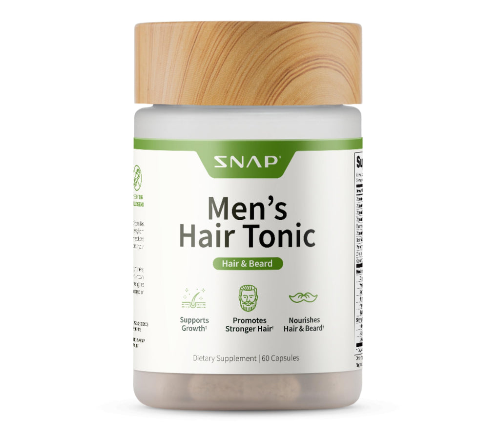 Snap Supplements Hair Growth – Supports Hair & Beard Growth (60 Capsules)