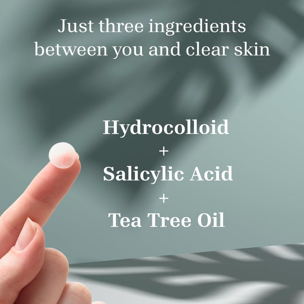 Snappios Clear Acne Patches – Pharmacist‑Formulated Hydrocolloid Patches with Salicylic Acid & Tea Tree Oil (108 Count, 8 mm & 12 mm)