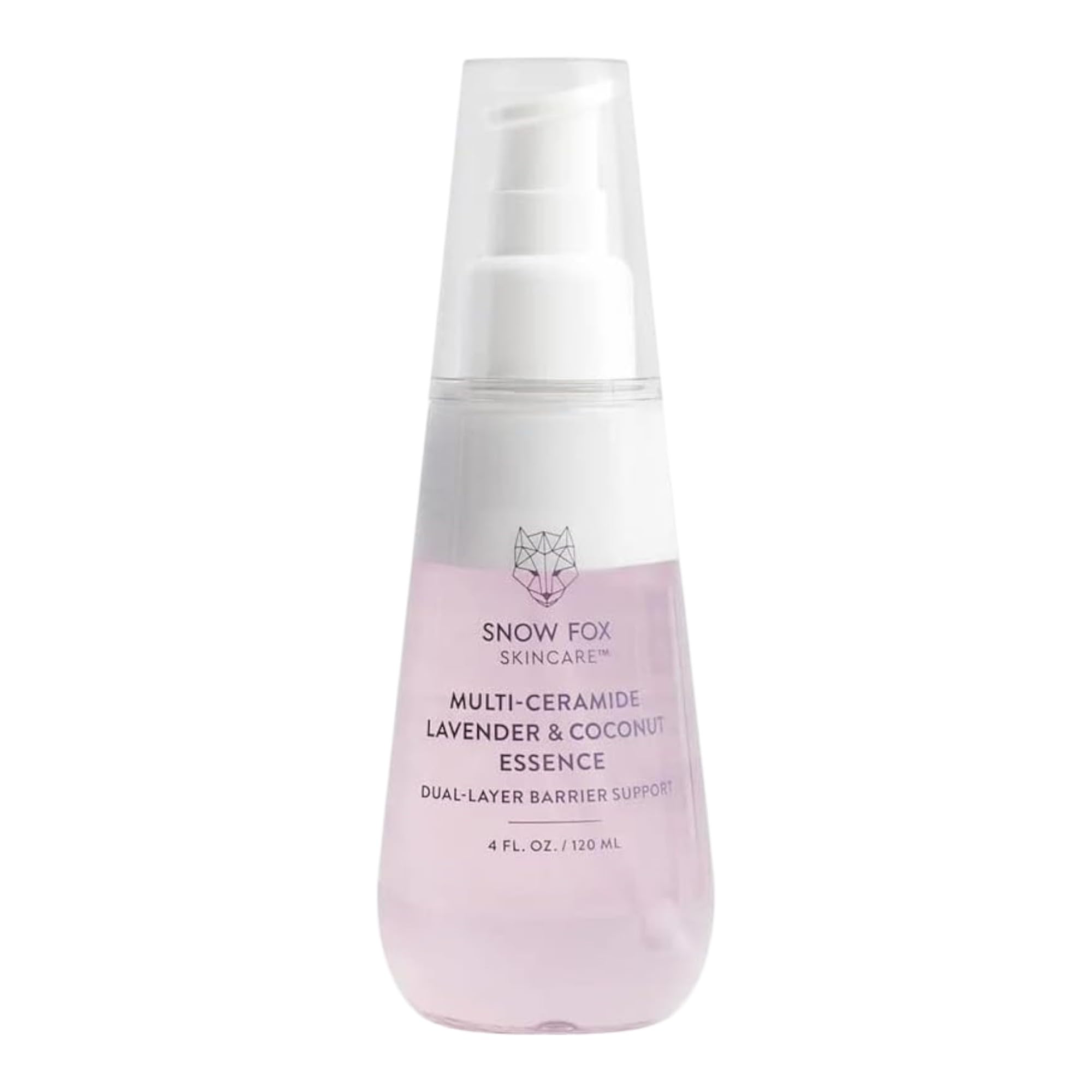 Snow Fox Skincare - Multi-Ceramide French Lavender & Coconut Essence Serum | Hydration for Dry, Mature, Sensitive Skin
