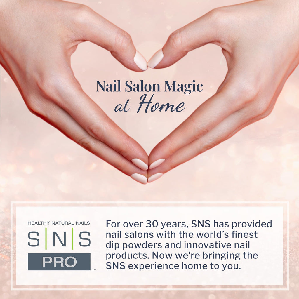 SNS Dip Base Coat for Dip Powder Nails – Long-Lasting, Low Odor, No UV Lamp