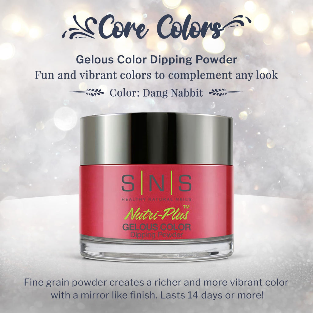SNS Nail Dip Powder Dang Nabbit Red – Long-Lasting, Low-Odor, No UV Lamp
