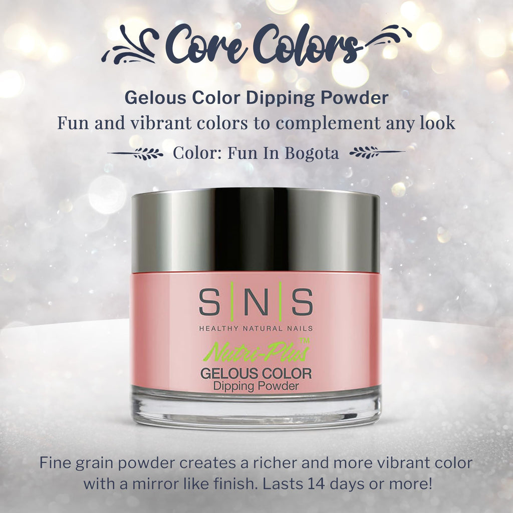 SNS Nail Dip Powder Fun In Bogota – 14 Day Color, Low Odor, No UV