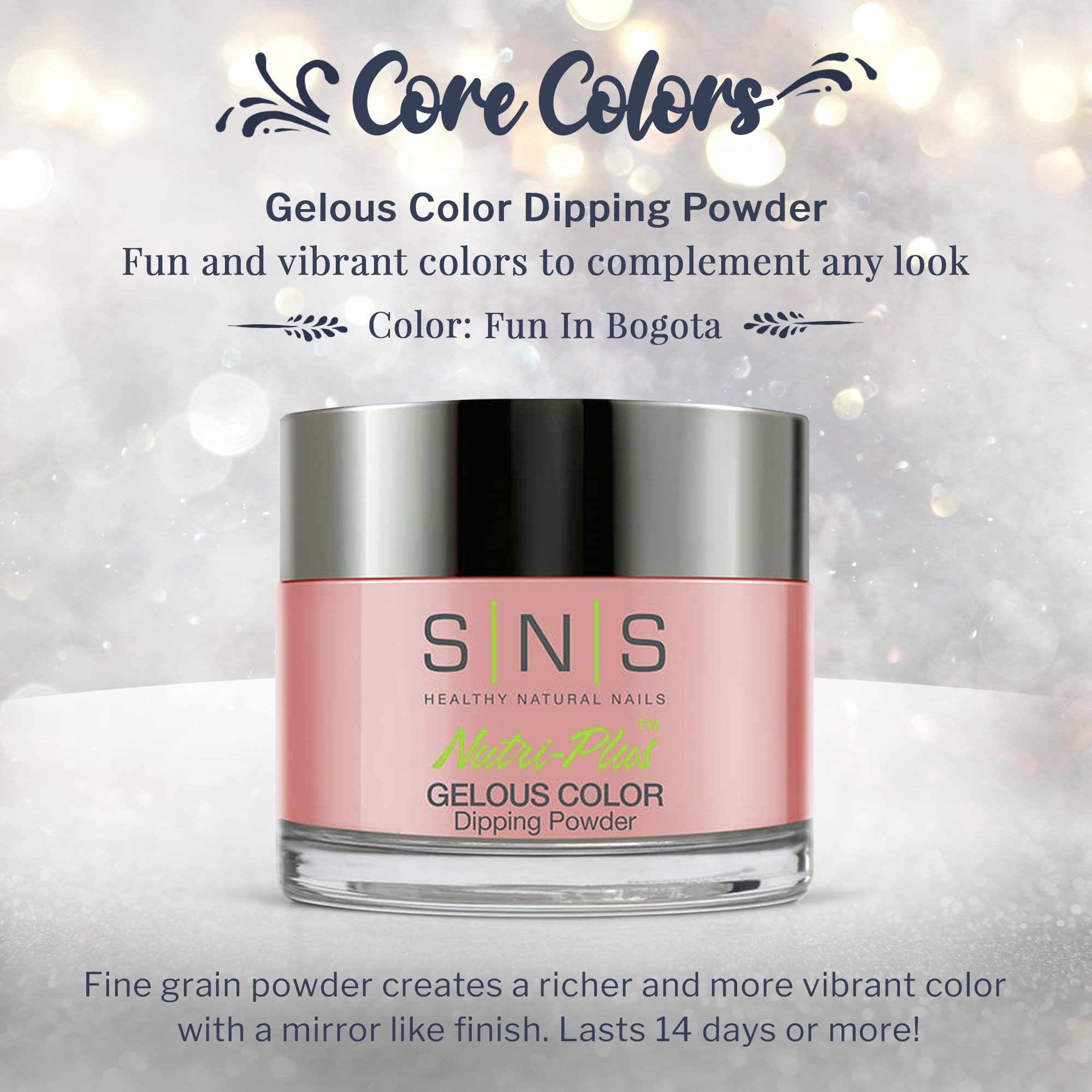 SNS Nail Dip Powder Fun In Bogota – 14 Day Color, Low Odor, No UV