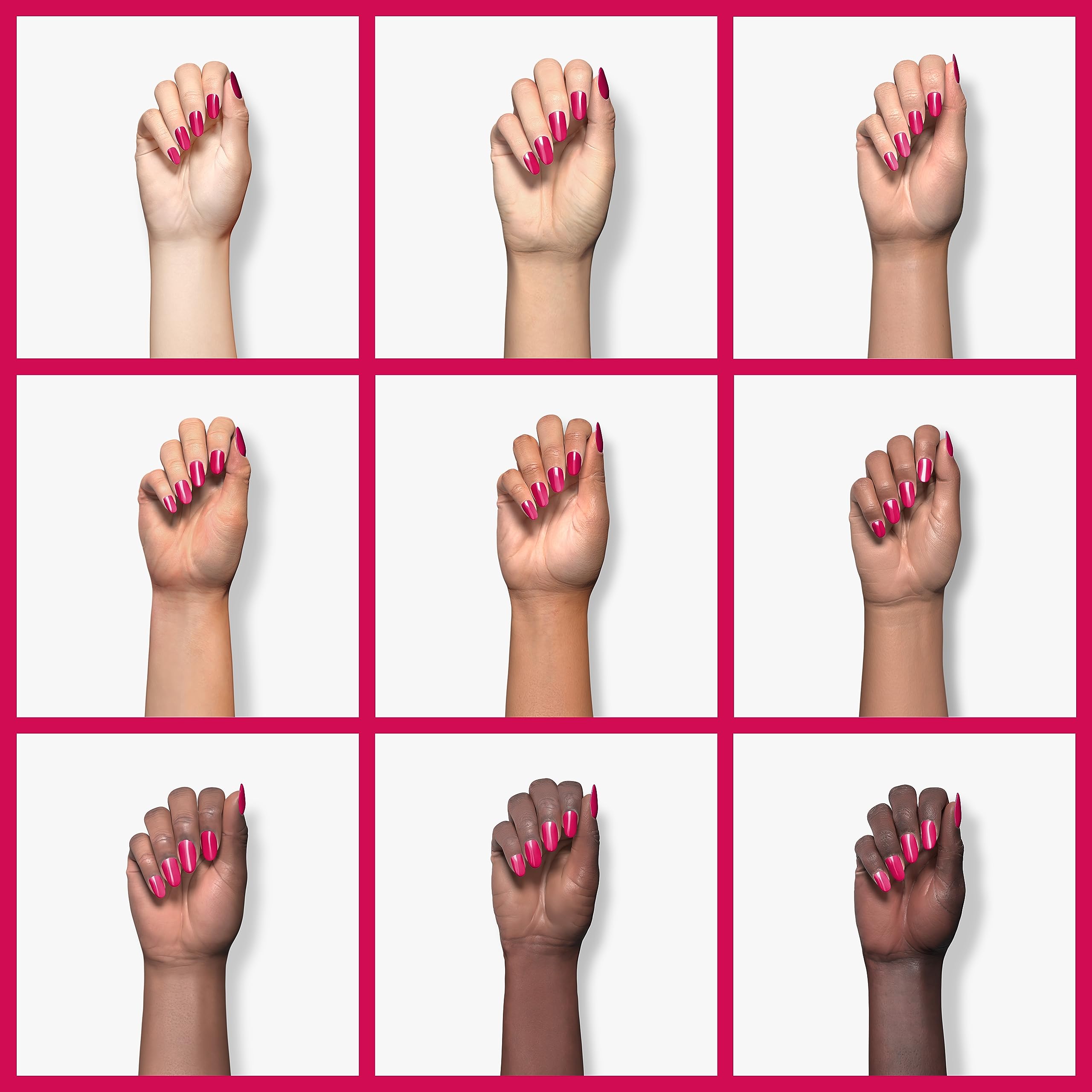 SNS Nail Dip Powder Cosmo – Gelous Color Dipping Powder, Pink, Red and Fuchsia, Cream, 14-Day Wear, Low Odor, No UV Lamp, 1oz