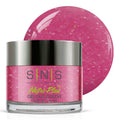 SNS Healthy Natural Nails - Gelous Color Dip Powder Glam Doll (Pink/Fuchsia, Shimmer) - 14 Days, Low Odor, No UV Lamp - 1oz