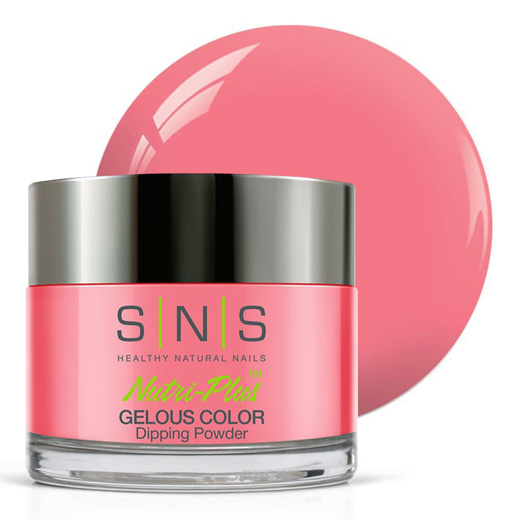 SNS Nail Dip Powder Hola Fuchsia (Pink) – Gelous Color Dip, 1.5oz | 14 Days Long-Lasting, Low Odor, No UV