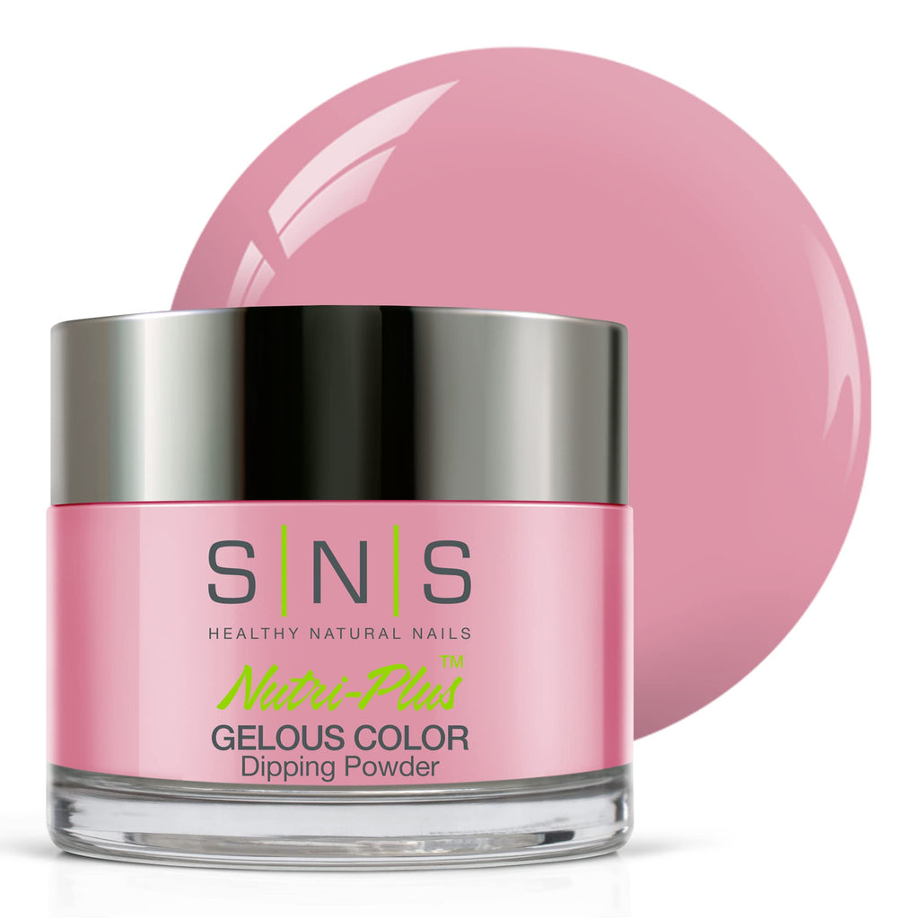 SNS Nail Dip Powder Hot Yoga Pants – Pink Pastel Shimmer, 14-Day Long-Lasting Dip Powder, No UV Lamp Required | 1.5 oz
