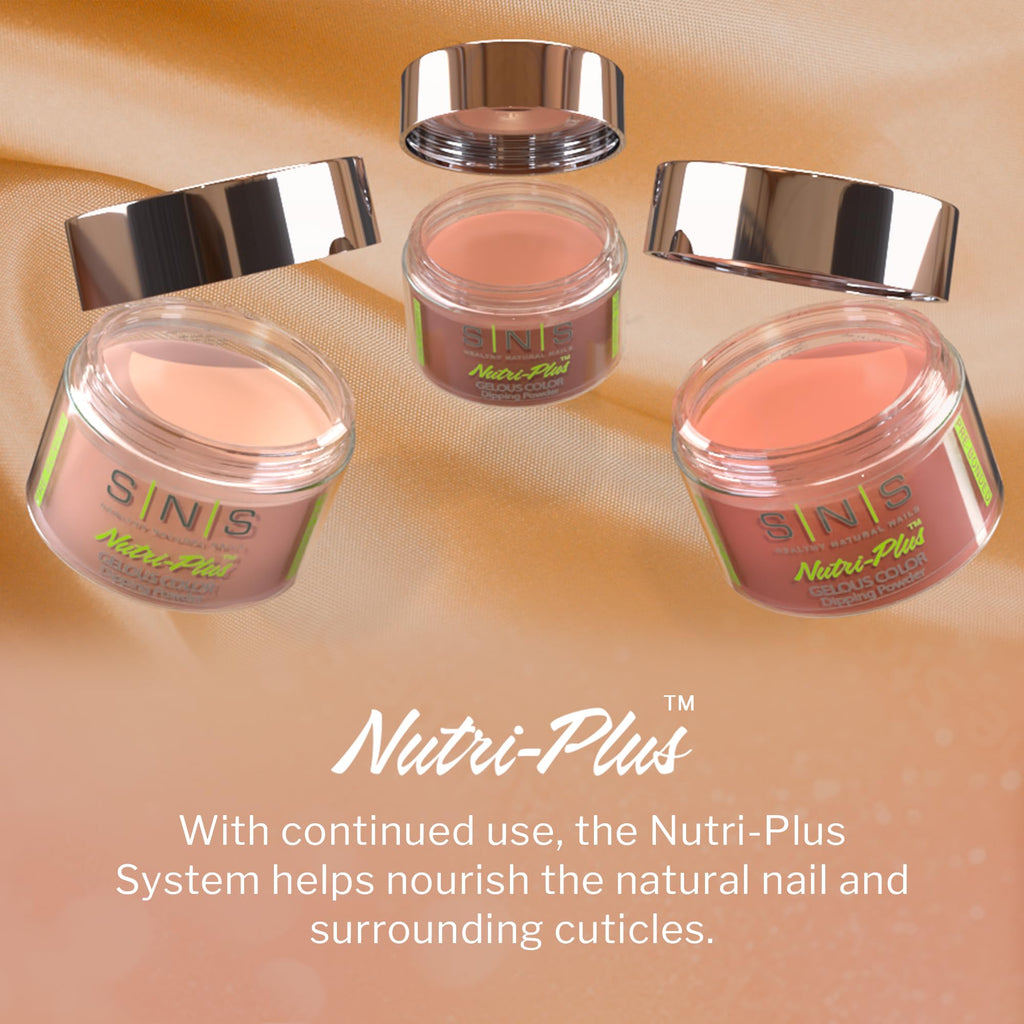 SNS Nail Dip Powder Gelous Color So Charming (Natural/Nudes) SL02 – 14-Day Wear, Low Odor, No UV Lamp