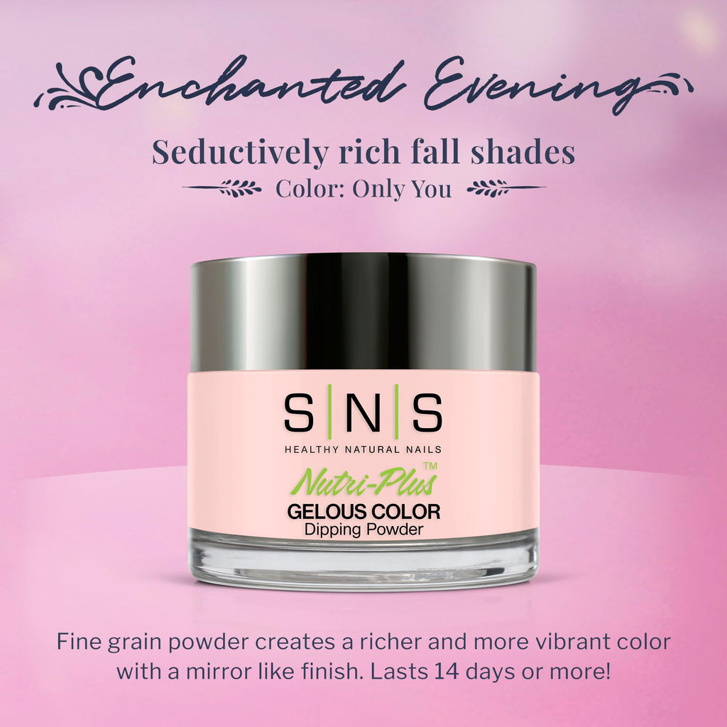 SNS Nail Dip Powder Only You Pink | 14-Day, Low-Odor, No UV Lamp | 1.5 oz