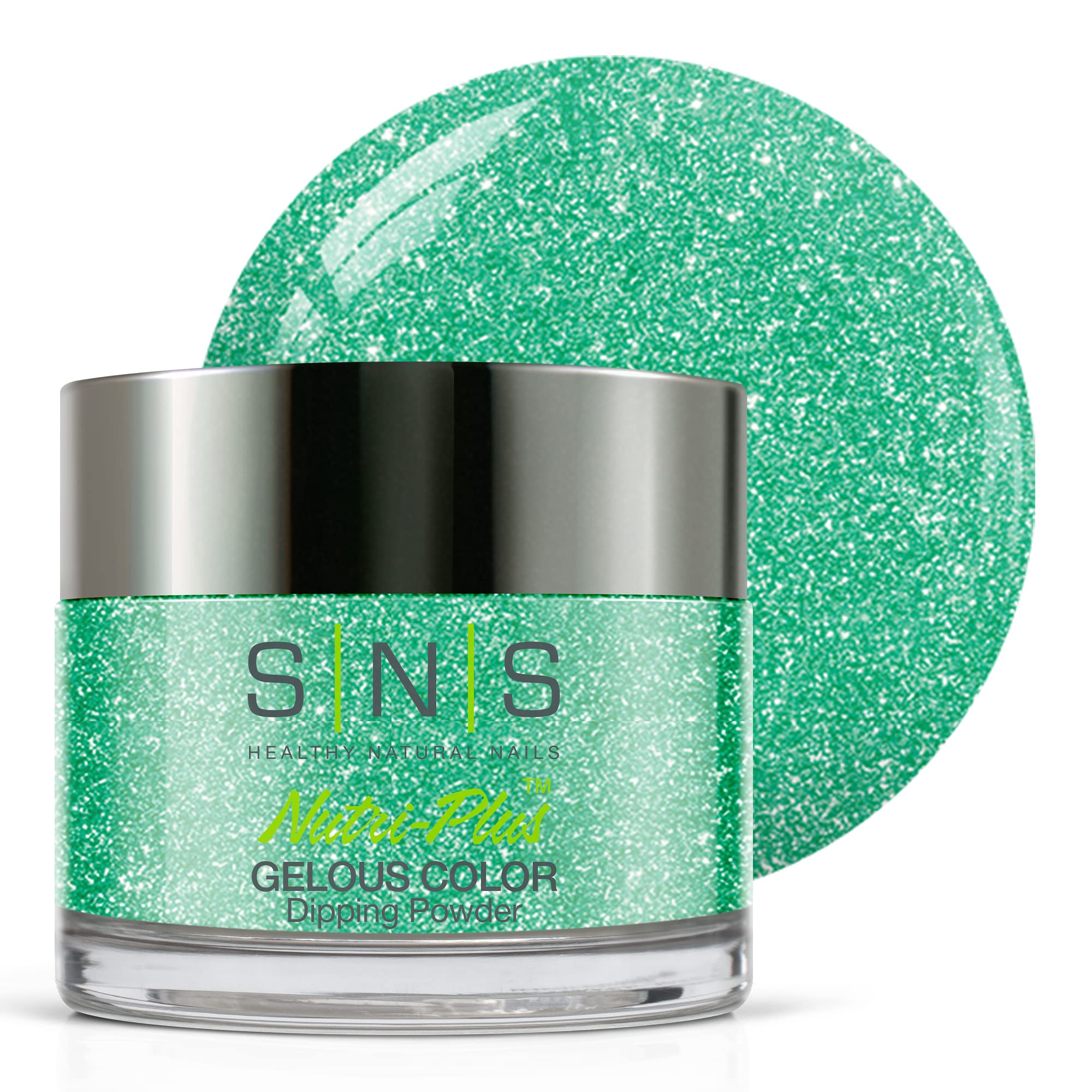 SNS Nail Dip Powder – Sassy Lingerie Green Shimmer (1.5 oz) | 14 Days, No UV Lamp
