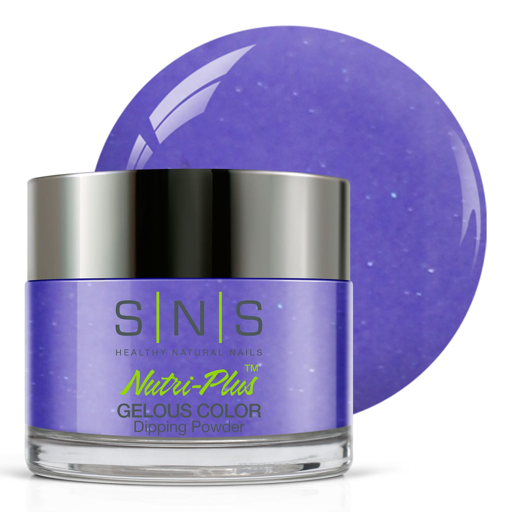 SNS Nail Dip Powder Tuscan Villa – Gelous Color Dip Powder 1.5oz (Purple/Violet, Cream) – 14+Day Wear, Low Odor, No UV Lamp