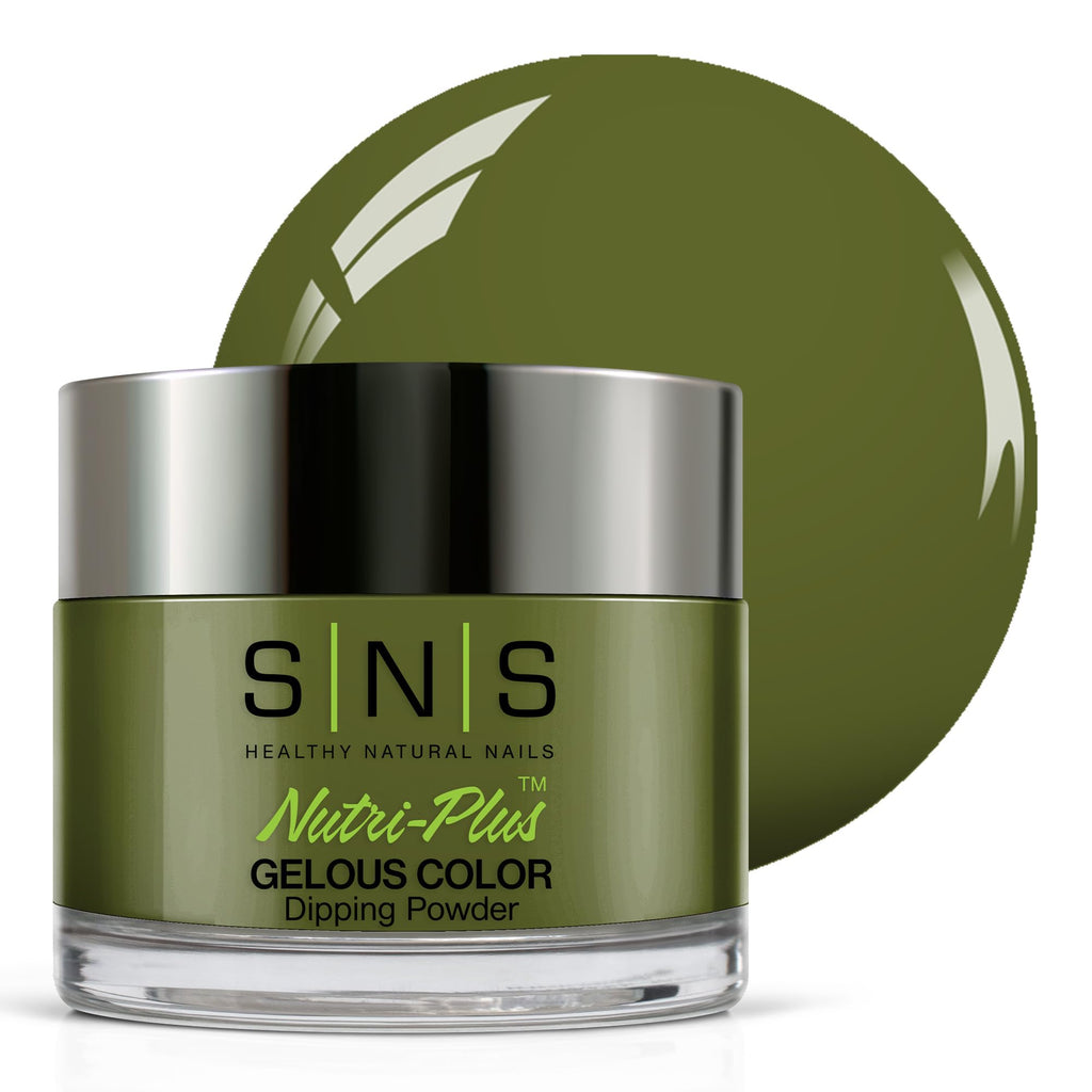 SNS Nail Dip Powder Olive New York – Long-Lasting Color, Low Odor, No UV Lamp (1.5 oz)