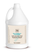 Soapbox Liquid Hand Soap & Body Wash – Sea Minerals & Blue Iris, 1 Gallon Refill – Vegan, Cruelty-Free