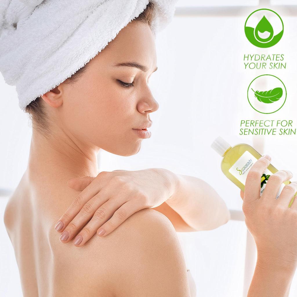 Soapeauty Avocado Oil for Skin & Hair – Cold Pressed, 32 fl oz