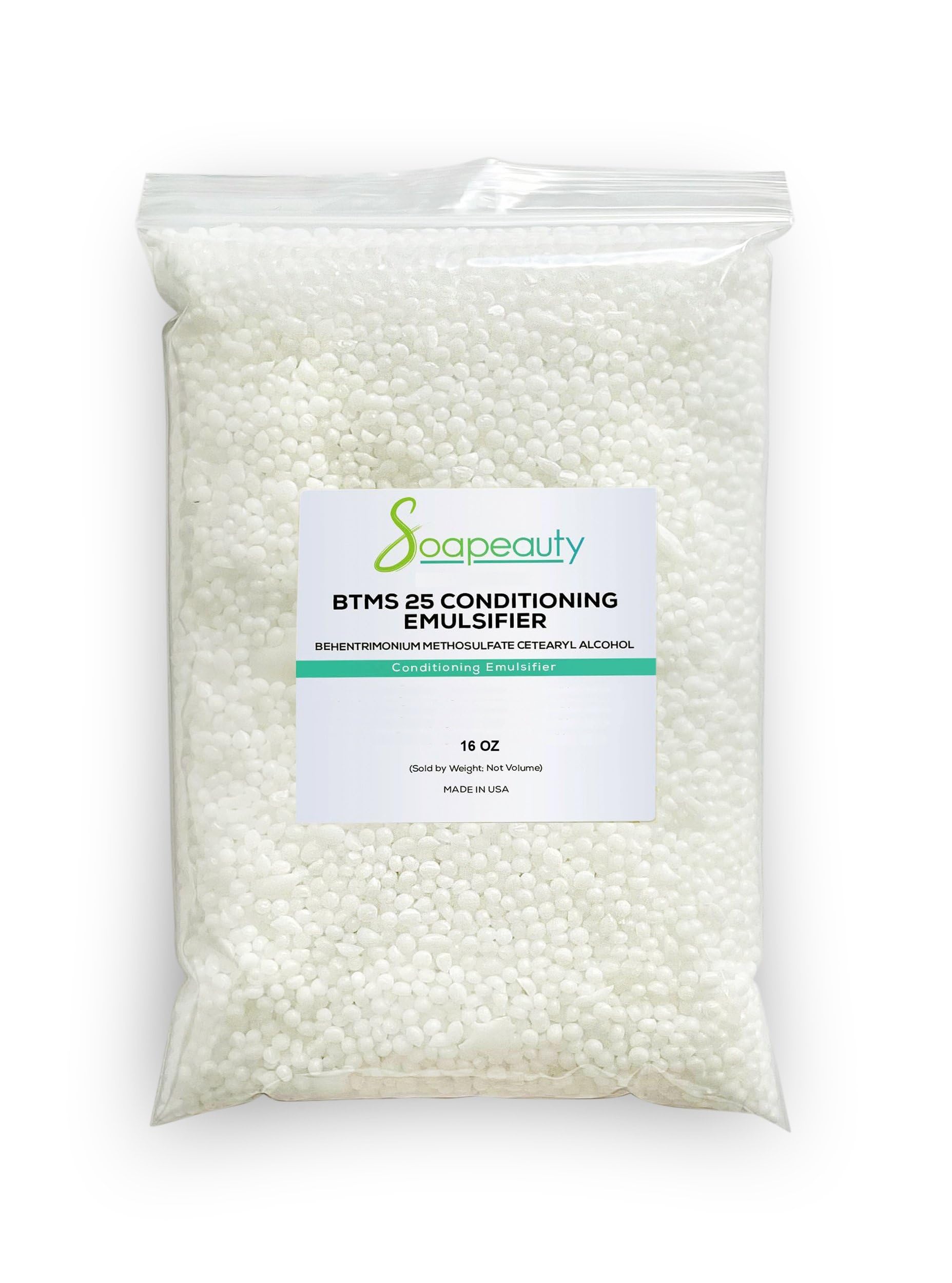 Soapeauty BTMS 25% 16 oz – Conditioning Emulsifier for Hair & Skin Care