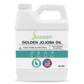 Soapeauty Golden Jojoba Oil - 32 oz | 100% Pure & Natural, Unrefined Cold-Pressed, Hexane-Free Moisturizing Oil for Skin, Hair & Nails