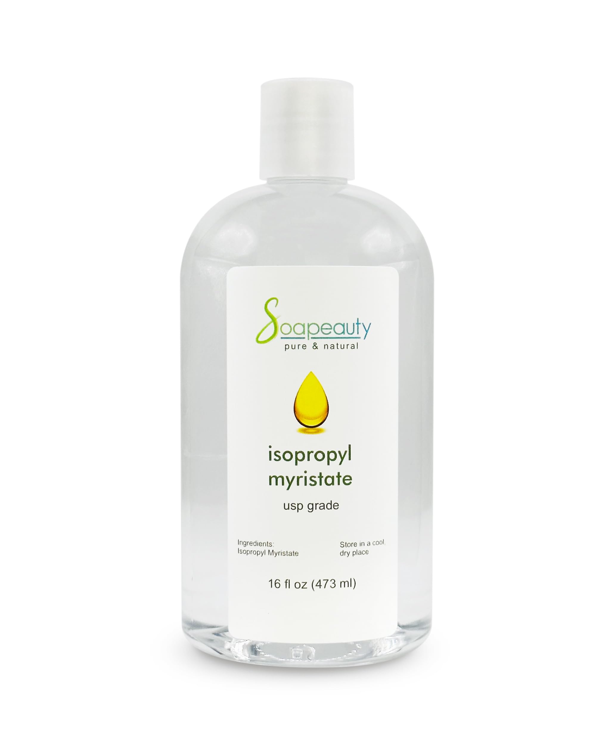 Soapeauty Isopropyl Myristate Cosmetic Grade – 16 oz for Soap Making, Creams & Deodorants