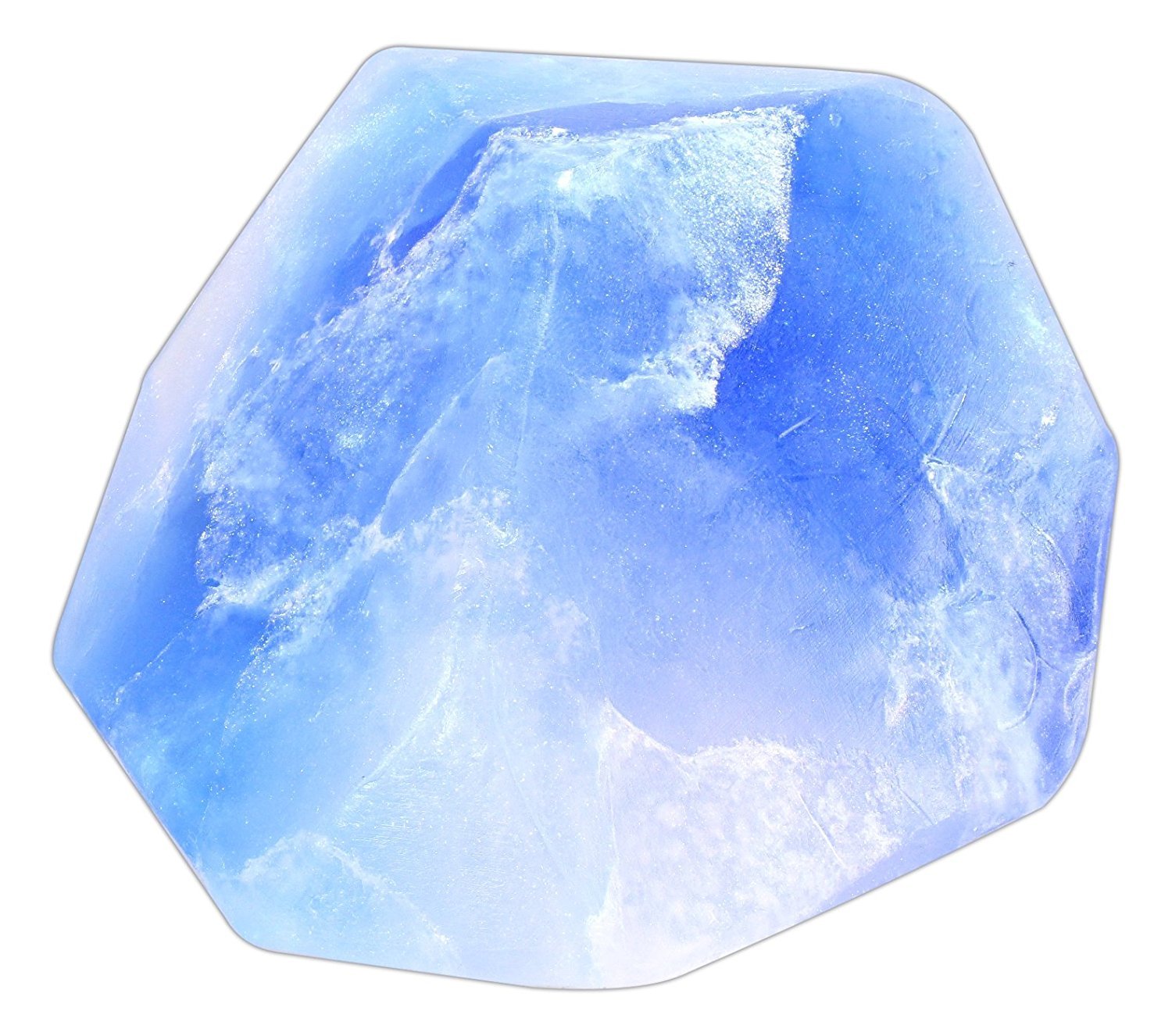SoapRocks 6 Oz Blue Diamond Soap Rock – Gentle, Long-Lasting Cleanse
