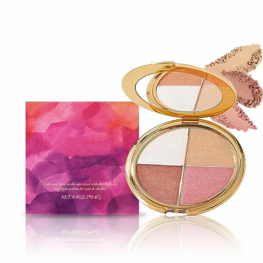 Soelegant Eye & Cheek Palette – 4-in-1 Glow, Eyeshadow & Highlighter