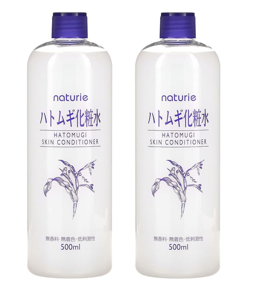SOFIA BY ODE Naturie Adlay Skin Conditioner Lotion Toner 500ml - 2-Pack Bundle