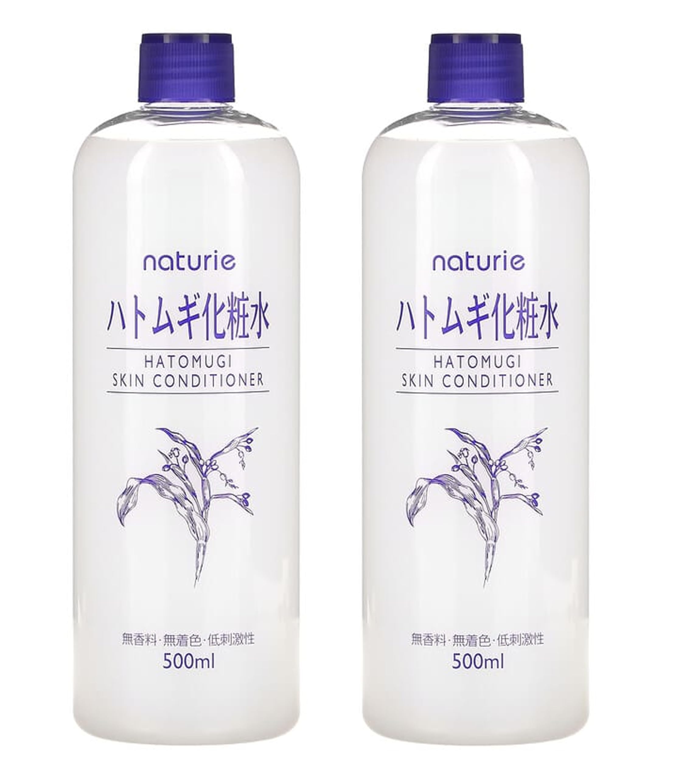 SOFIA BY ODE Naturie Adlay Skin Conditioner Lotion Toner 500ml - 2-Pack Bundle