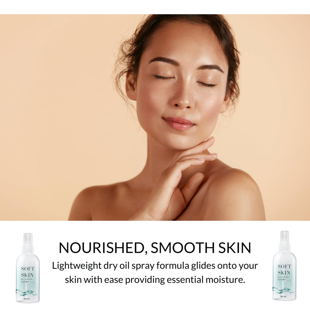 Soft Skin Jojoba Original Dry Oil Spray – Pack of 2, 5.28 fl oz each