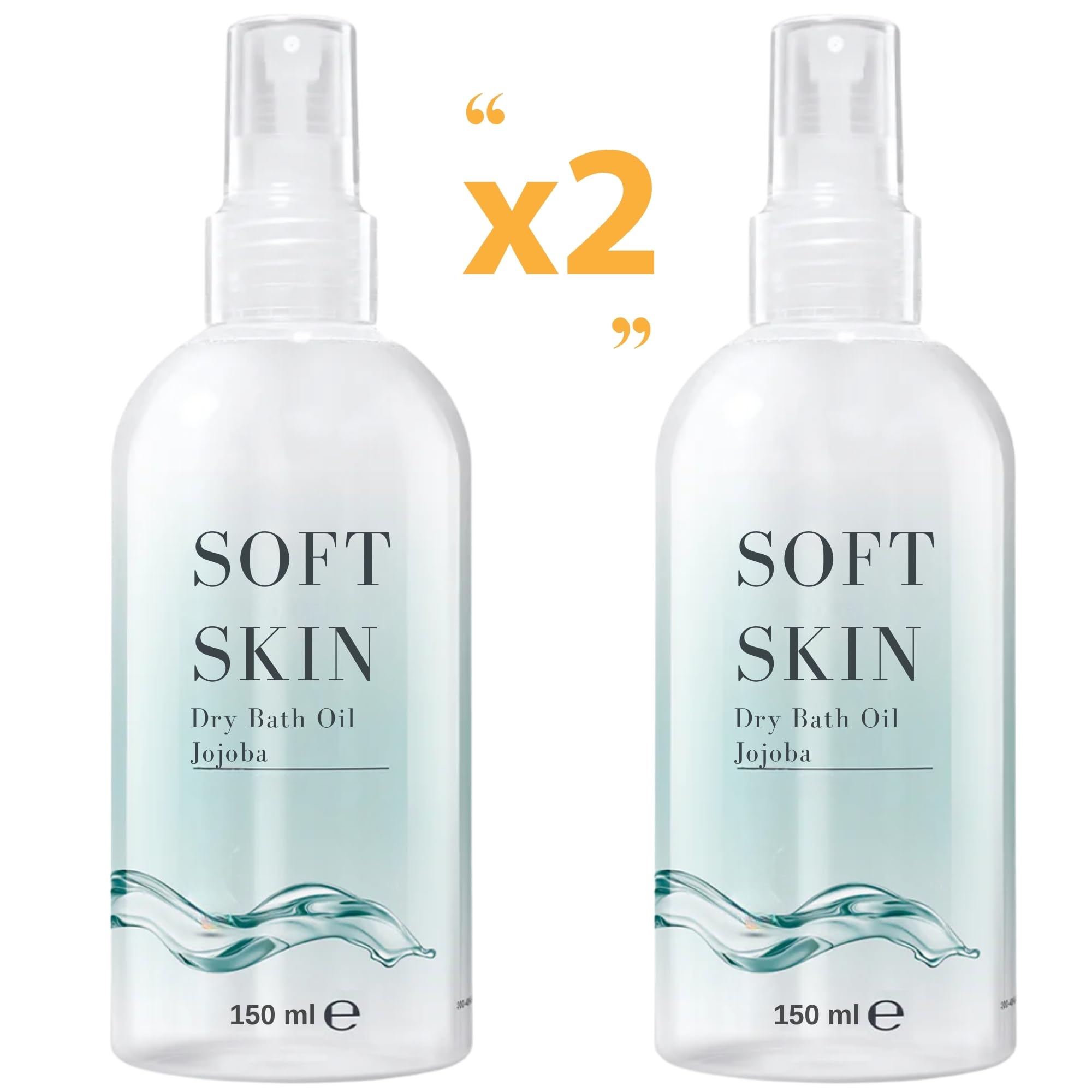 Soft Skin Jojoba Original Dry Oil Spray – Pack of 2, 5.28 fl oz each