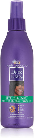 SoftSheen Dark and Lovely Healthy-Gloss 5 Moisture Leave-In Treatment – 8.5 fl oz