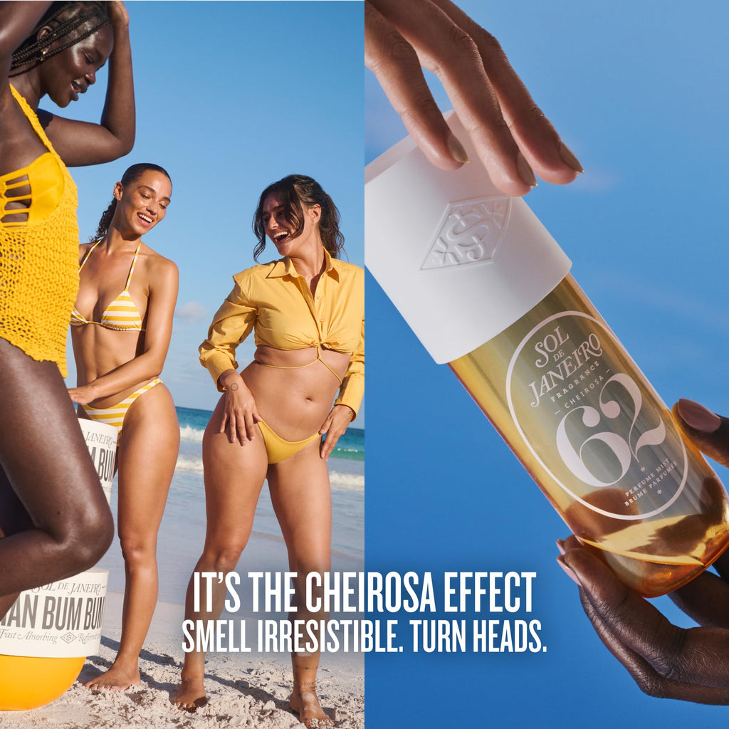 Sol de Janeiro Cheirosa Hair & Body Fragrance Mist – Full Size & Travel Size Duo (Cheirosa 62)